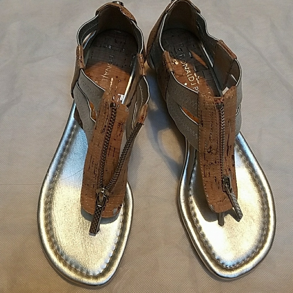 Donald.J.Pliner Silver Sandal